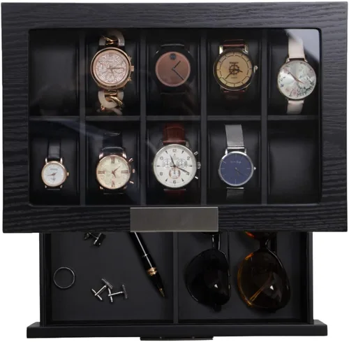 Miniatura 5 de Decorebay Busy Man - Vitrina de lujo y organizador de joyas para hombre