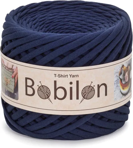 Miniatura 21 de Hilo de Camiseta de Algodón 7-9 mm (0.276-0.354 in) para Ganchillo, Tejido, Macramé, Manualidades DIY – Jersey Soft Ribbon, Fettuccini Zpagetti