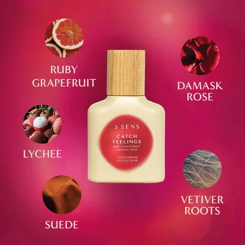 Miniatura 6 de 5 SENS Discovery Kit - Eau de Parfum Travel Spray Set: In Too Deep, Catch Feelings, Life of the Party, Twin Flame & Burn For You - Fragancia fina