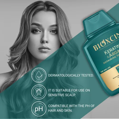 Miniatura 4 de Bioxcin Champú de queratina y argán 10.1 fl oz