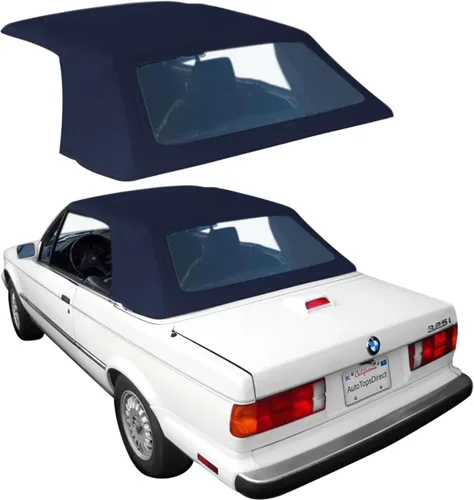 Miniatura 5 de Sierra Auto Tops Convertible Top Reemplazo para BMW 1987-1993 Serie 3 (E30), Stayfast Canvas, Negro