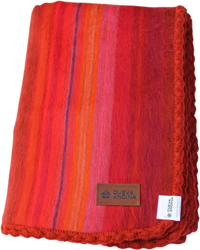 Miniatura 4 de Manta de lana de alpaca - Hermosa y cálida, 80 x 60 pulgadas, ultra suave, hipoalergénica y transpirable. (aceituna)