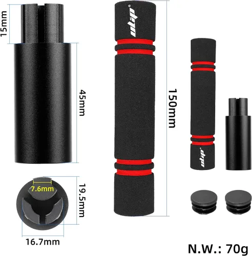 Miniatura 2 de ulip Extensor de manillar de scooter eléctrico de aluminio para sostener tablero, teléfonos y espejos retrovisores para Xiaomi M365 Pro Pro2 1S MI3