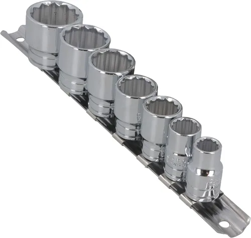 Miniatura 2 de Whitworth/BSF/BSW 3/8" zócalos poco profundos 7pc set 1/8"-1/2" bi hexagonal LSR29
