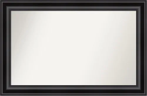 Miniatura 45 de Amanti Art Espejo personalizado, espejo de baño negro puente, espejo de pared o espejo de tocador de baño sobre el fregadero (26 x 26 pulgadas)