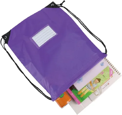Miniatura 22 de CODOBON Paquete de 20 bolsas con cordón, mochila de cuerda de dibujo a granel, bolsa de bricolaje para gimnasio, deportes, bolsa para mujeres