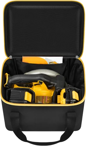 Miniatura 9 de Bolsa de herramientas universal para sierra circular DEWALT 20V MAX de 6.5 pulgadas DCS391B/DCS565B, para Makita XSS02Z 18V Sierra Circular, solo
