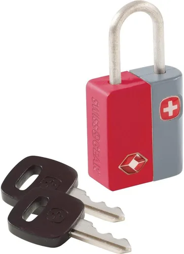 Swiss Gear Travel Sentry - Juego de 2 cerraduras de llave, Rojo -, Cerraduras de equipaje de centinela de viaje aprobadas por la Tsa