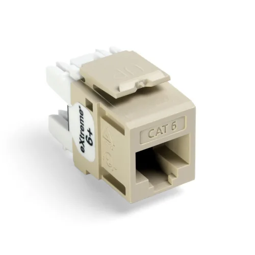 Miniatura 15 de Leviton Extreme 6+ QuickPort Connector, CAT 6, paquete de 150, 61110-JW6, blanco