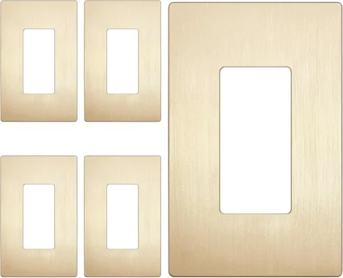 Miniatura 71 de LIDER Placa de pared decorativa sin tornillos para interruptor, resistente a los impactos, plexiglás de acrílico espejado, renovación moderna
