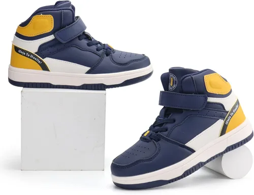 Miniatura 5 de brooman Zapatos de baloncesto para niños, tenis de caña alta para niñas, zapatos de escuela, zapatos deportivos para correr