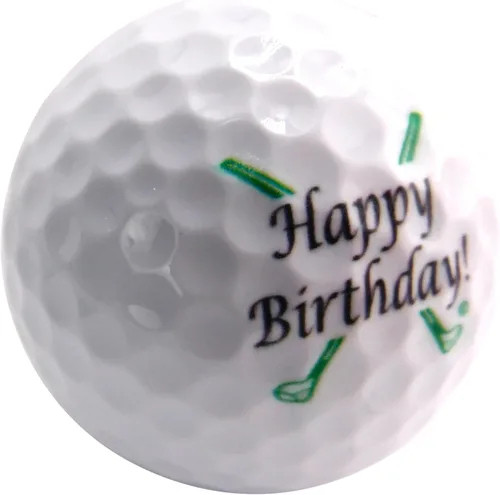 Miniatura 2 de Westmon Works Pelota de golf de feliz cumpleaños, regalo de golfista novedoso para papá o fanático del golf, una unidad de tamaño estándar