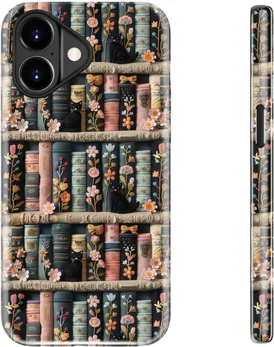 Miniatura 120 de bemal Funda para iPhone 12 Mini, estética, vintage, floreciente, peonía, concha, femenina, compatible con MagSafe, moderna, única, moderna, moderna