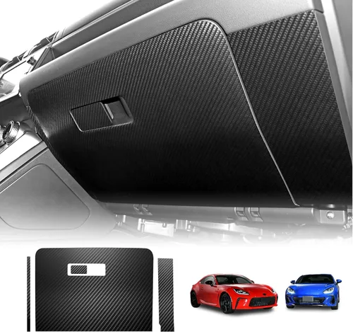 Miniatura 6 de KUNGKIC Adhesivos para guantera Toyota GR86 Subaru BRZ 2021 2022 2023 2024 2025 Adhesivos de guantera 9002 Color de gamuza italiana Adhesivos