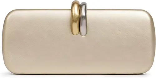 Miniatura 41 de Bolso de mano de piel sintética desmontable con cadena cruzada, bolso de noche, bolso de mano para mujer, formal, boda, fiesta, baile de graduación