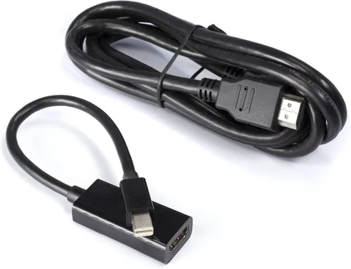 Miniatura 11 de THE CIMPLE CO Adaptador Mini DisplayPort a HDMI, convertidor de cable Thunderbolt a HDMI, funciona con DisplayPort (MiniDP), negro, paquete de 10