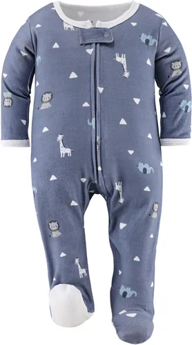 Miniatura 6 de The Peanutshell Pijama con pies para bebés niños, para dormir y jugar, paquete de 3
