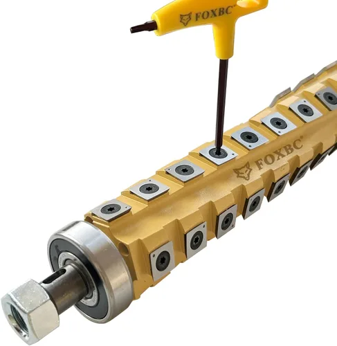 Miniatura 4 de FOXBC OEM Cabezal de corte helicoidal espiral de 13 pulgadas para DeWalt DW735 DW735X cepilladora