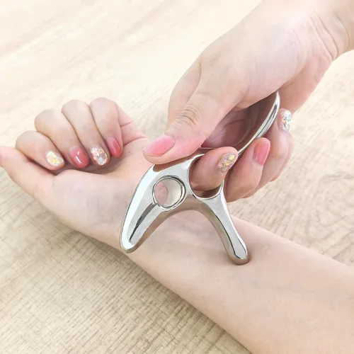 Miniatura 4 de BYYDDIY Gua Sha - Herramienta de masaje de punto de activación, protector de pulgar, masaje de tejido profundo, herramienta raspadora muscular (T)