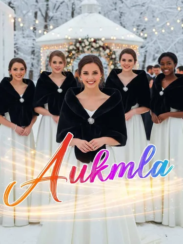 Miniatura 24 de Aukmla Bufanda de piel de boda para mujer con broche de diamantes de imitación para novia y damas de honor