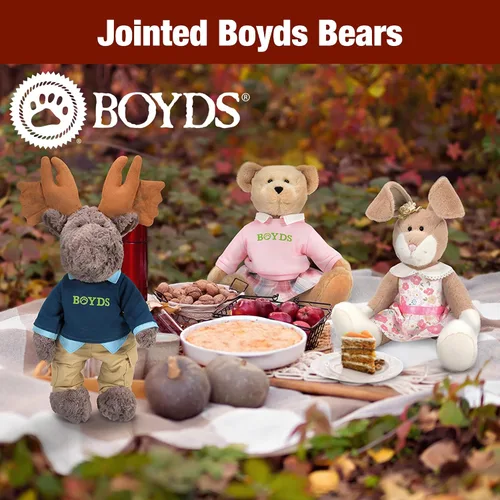 Miniatura 7 de Enesco Boyds Bears Emma Boydsley - Oso de peluche de 45 aniversario, peluche suave coleccionable de alta calidad para edades de 1 en adelante