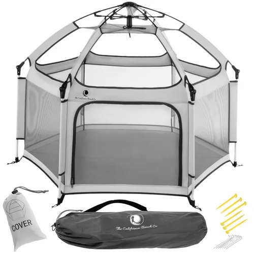 Miniatura 12 de POP 'N GO PLAYPEN - Corralito para bebés y niños pequeños para interiores y exteriores - Tienda de playa para bebés, plegable, portátil con toldo