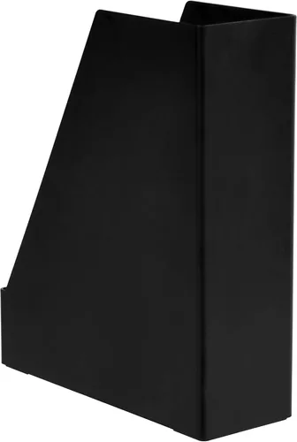 Miniatura 6 de Amazon Basics - Organizador de escritorio de plástico, revistero, color negro, paquete de 2
