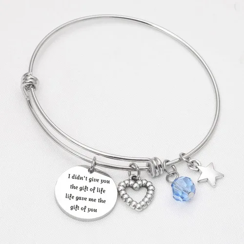 Miniatura 3 de De&ai Pulsera de regalo para hijo o hija, joyería de graduación, regalo para hijastro, regalo para hijastro, pulsera de Navidad