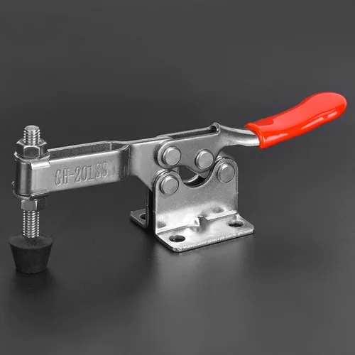 Miniatura 5 de Abrazaderas de palanca de sujeción, abrazadera de palanca horizontal de liberación rápida de acero inoxidable 304, capacidad de sujeción de 59.5