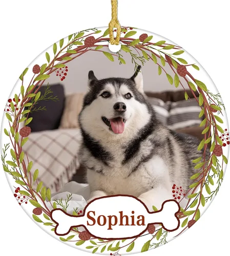 Miniatura 19 de Adornos personalizados para la primera Navidad del bebé 2024 con nombre y texto, adorno de elefante personalizado para bebés recién nacidos
