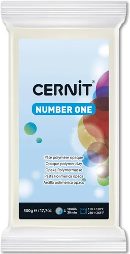 Miniatura 6 de Cernit Arcilla N1 500 G Negro, Negro 1 pieza