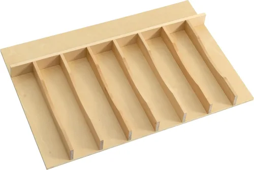 Miniatura 13 de WelFurGeer Organizador de cubiertos de madera premium para cajones de cocina, bandeja de utensilios para cajón de cocina, organizador de cajones