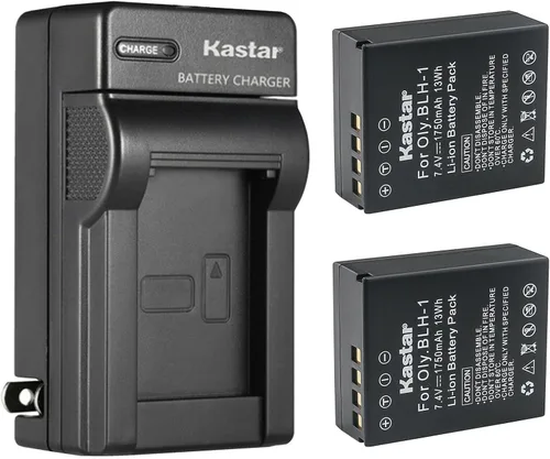 Miniatura 5 de Kastar Cargador de batería de pared de CA totalmente decodificado para Olympus BLH-1, BLH-01, PS-BLH1, BLH1, cargador BCH-1, Olympus OM-D EM1 Mark