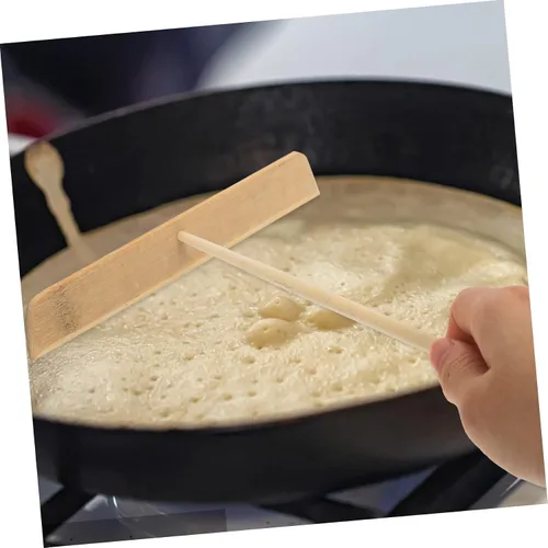Miniatura 2 de TIDTALEO 1 Unidades de herramientas para panqueques Herramientas especiales Kit de herramientas para el hogar Kit de barbacoa Crepe Spreader Stick