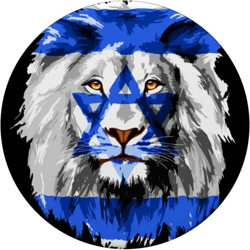 Miniatura 3 de Bandera de Israel león judío Israel Flag PopSockets PopGrip estándar