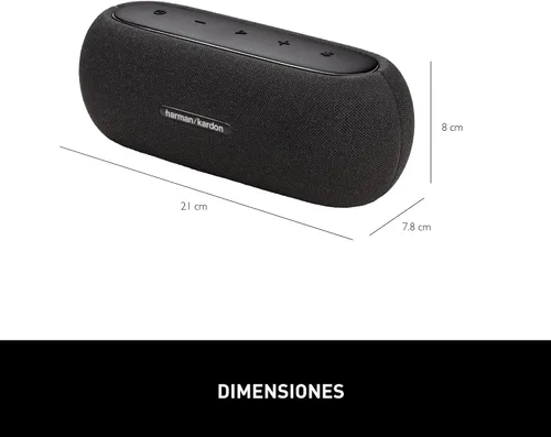 Miniatura 3 de Harman Kardon Luna Speaker - Altavoz Bluetooth portátil, IP67 impermeable y a prueba de polvo con batería integrada (negro)
