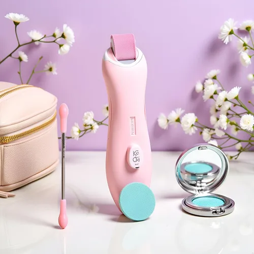 Miniatura 4 de Removedor de vello facial rosa - Herramienta depiladora de resorte para depilación rápida - Eficaz hilo alternativo depiladoras profesionales