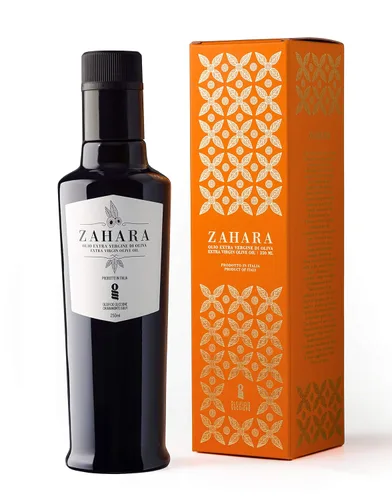 Aceite de oliva virgen extra Zahara de Italia | AOVE puro siciliano | Cosecha temprana premium prensado en frío | Ganador de múltiples premios de