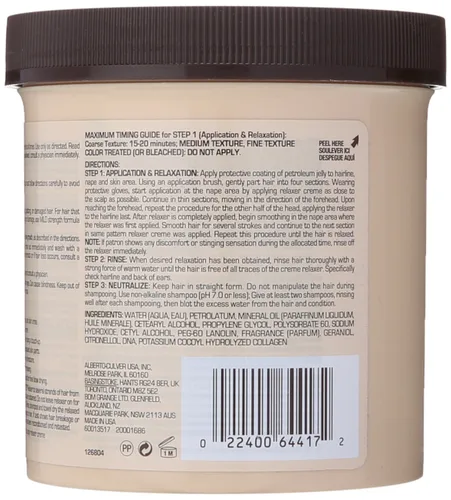 Miniatura 2 de TCB Crema relajante para el cabello sin base, súper, 15 onzas