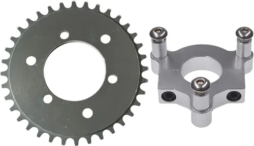 Miniatura 7 de Engranaje CNC de 36 dientes con adaptador de 1.5" adecuado para bicicleta motorizada de 60 cc, 66 cc, 80 cc (Negro)