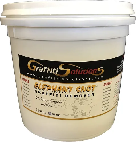 Miniatura 11 de Removedor de graffiti de mocos de elefante (1 galón) Fórmula biodegradable superior para la eliminación rápida de graffiti en superficies porosas