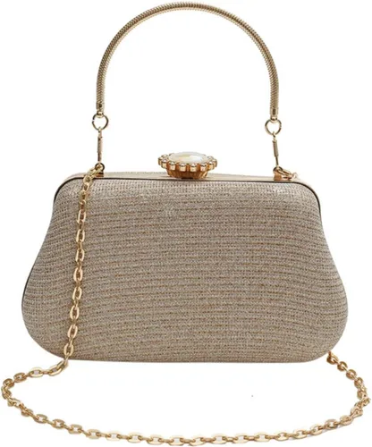 Miniatura 13 de Bolso de mano con diamantes de imitación para mujer Bolso cruzado convertible de noche y fiesta Citas de graduación de boda