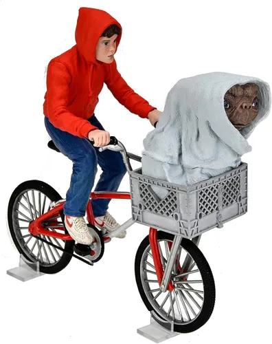 Miniatura 2 de NECA - E.T. La figura de acción a escala de 7 ″ del 40 aniversario extraterrestre – Elliott & E.T. en bicicleta