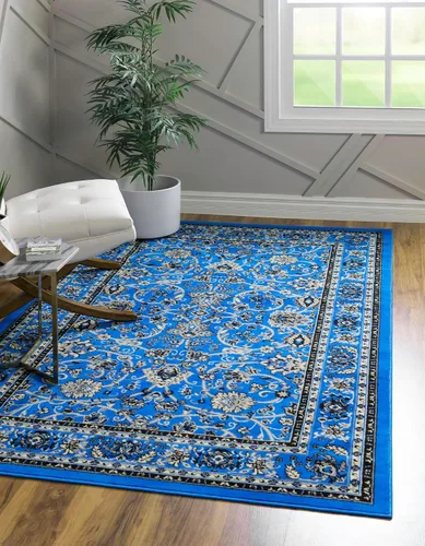 Miniatura 47 de Unique Loom Colección Sialk Hill - Alfombra de área Washington (7' 10" x 10' Rectángulo Burdeos/Crema)