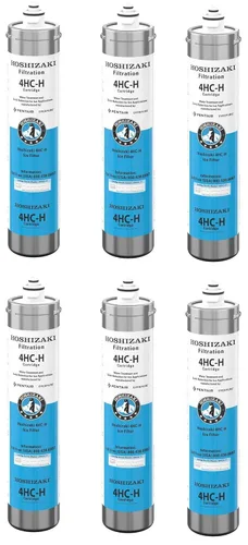 Hoshizaki Cartucho de repuesto de filtro de agua H9655-06 para sistemas de filtración H9320, paquete de 6