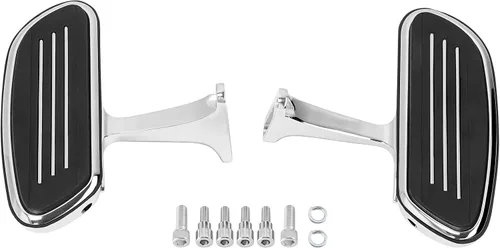 Miniatura 14 de TCT-MOTORPARTS Alforjas delanteras para el conductor y pedales de piso para Harley Touring Road King Road Glide Street Glide Electra Glide 1986-2025