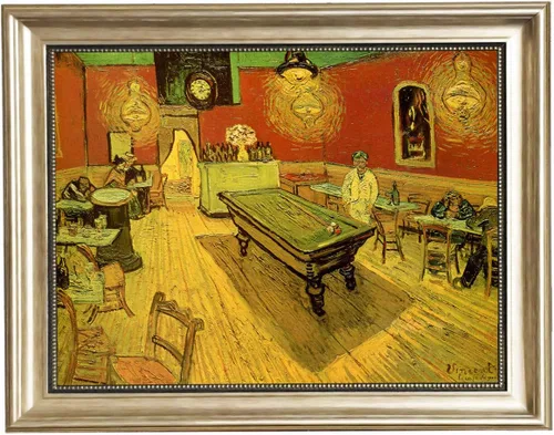 Miniatura 80 de ELITEAART- La noche estrellada por Vincent Van Gogh, pintura al óleo, reproducción de pintura al óleo, impresión en lienzo giclée, tamaño marcado