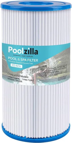 Miniatura 9 de Poolzilla Paquete de 12 cartuchos de filtro de piscina para tipo A o C, compatible con Intex 29000E/59900E, filtros de piscina fáciles de instalar