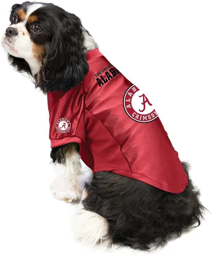 Miniatura 2 de Littlearth Camiseta elástica para mascotas de la NCAA de Alabama Crimson Tide, color del equipo, talla XS