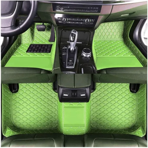 Miniatura 39 de Alfombrillas de cuero de lujo personalizadas para todo tipo de clima para el 99.99% de automóviles, SUV y camiones según el modelo automotriz Negro